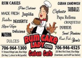 Things To Do RUM CAKE LADY CUBAN CAFE
